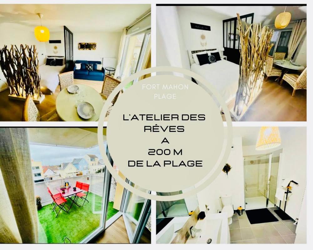L'Atelier Des Reves A 200 M De La Plage Fort-Mahon-Plage Exterior foto